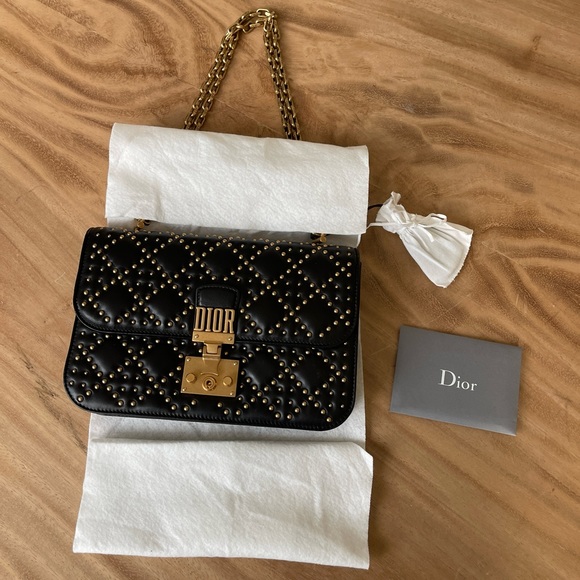 NWT Dior DiorAddict Studded Leather Crossbody - Picture 6 of 6